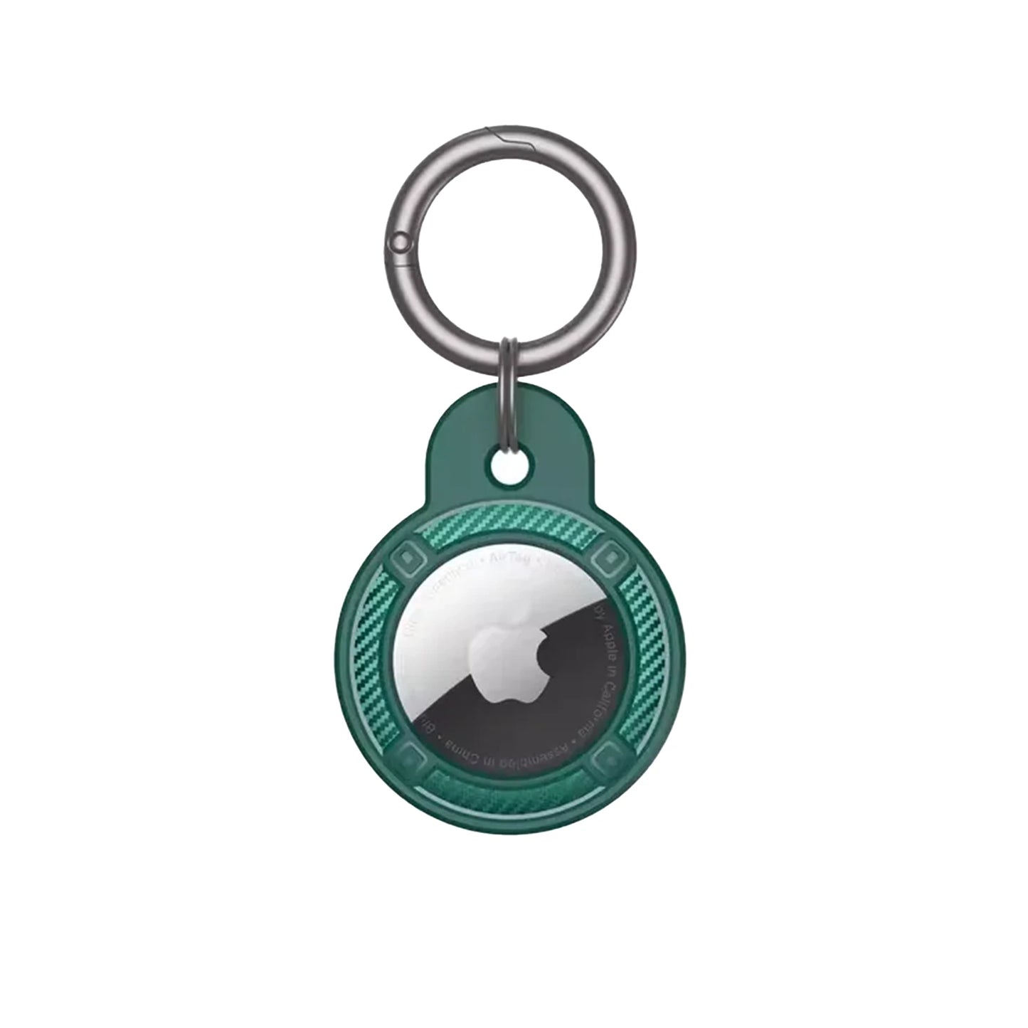 Carbon AirTag Key Ring