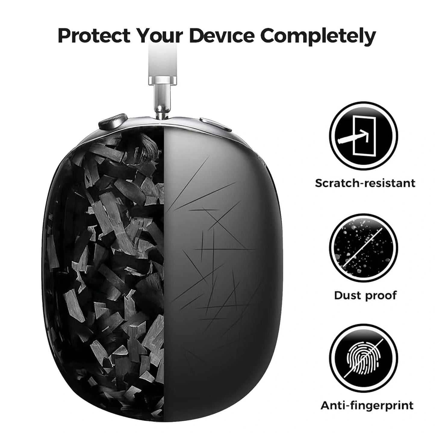 Airpods Max Carbon Fiber | Forged Glossy